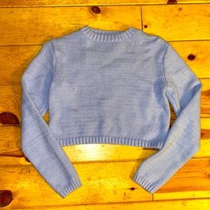 Garage fuzzy crop top, never worn